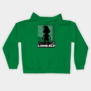 Lone Elf - Funny Elf Kids Hoodie